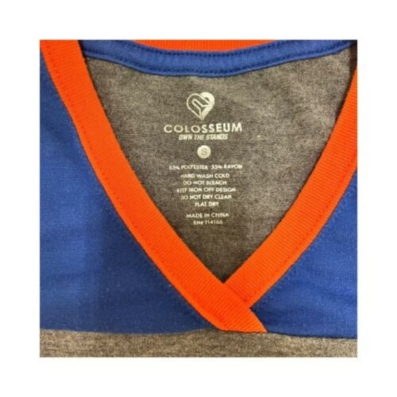 Florida Gators Womens V Neck T Shirt with Beaded Gator size Small - Picture 3 of 4